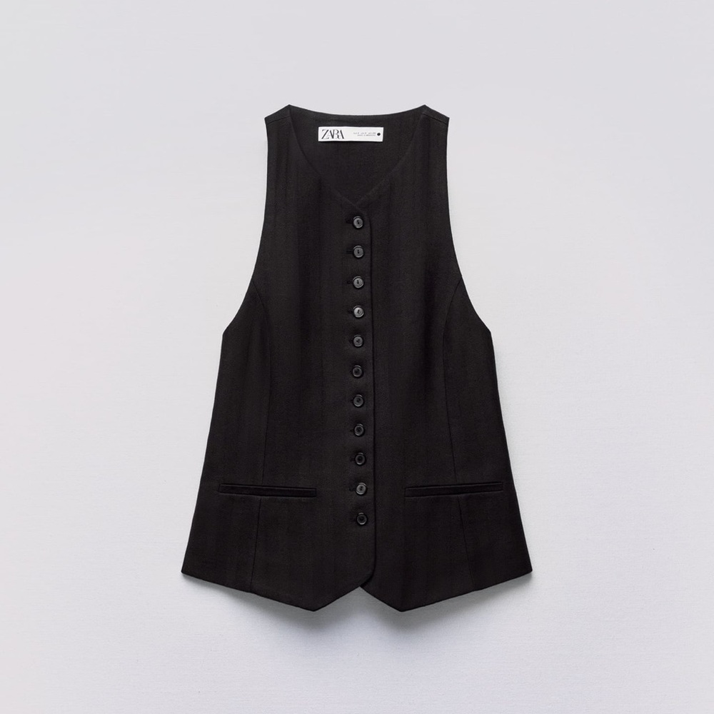 BUTTONED VEST ZW LIMITED EDITION
